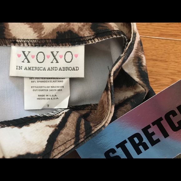 🎉HP🎉🆕 NWT Vintage 90’s Animal Print Skirt Jr.7 - Picture 8 of 9